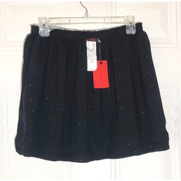 Catimini Reversible Skirt Girls Size 12 Year Elastic Waist Stars Cactus Flowers - Picture 3 of 16
